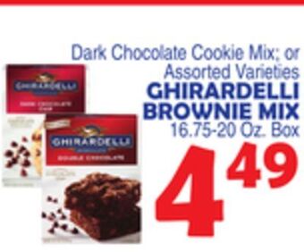 Bravo Supermarkets Ghirardelli brownie mix offer