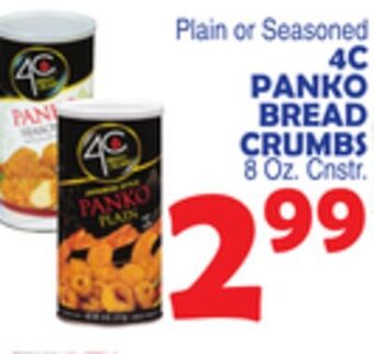 Bravo Supermarkets 4c panko bread crumbs offer