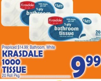 Bravo Supermarkets Krasdale 1000 tissue offer