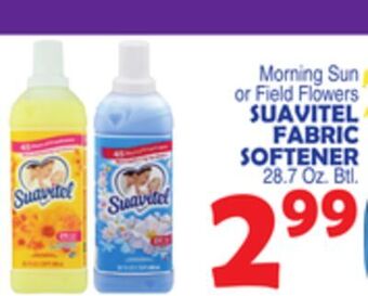 Bravo Supermarkets Suavitel fabric softener offer