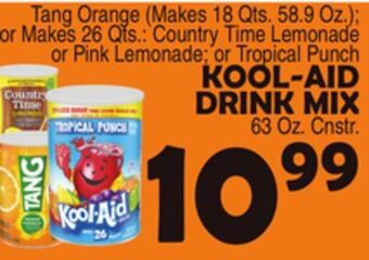 Bravo Supermarkets Kool-aid drink mix, 63 oz. cnstr. offer