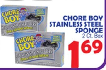 Bravo Supermarkets Chore boy stainless steel sponge offer