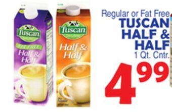 Bravo Supermarkets Tuscan half & half offer