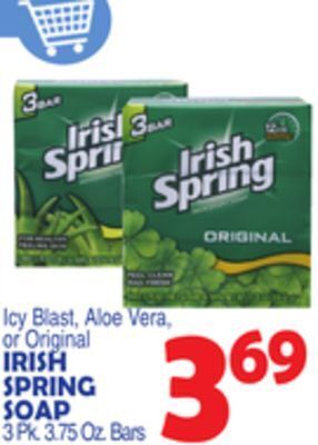 Bravo Supermarkets Irish spring soap offer