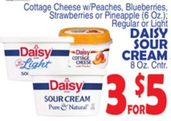 Bravo Supermarkets Daisy sour cream 8 oz. cntr. offer