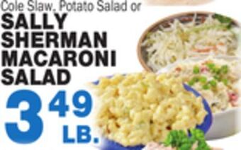 Bravo Supermarkets Sally sherman macaroni salad offer