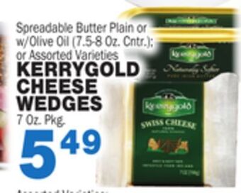 Bravo Supermarkets Kerrygold cheese wedges 7 oz. pkg. offer