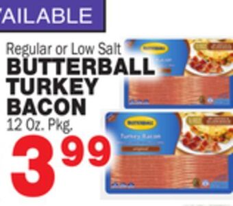 Bravo Supermarkets Butterball turkey bacon offer
