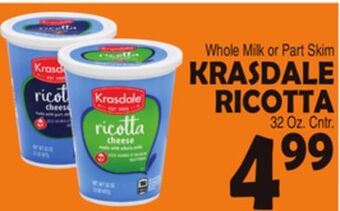 Bravo Supermarkets Krasdale ricotta offer