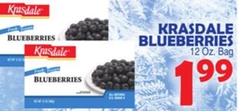 Bravo Supermarkets Krasdale blueberries offer