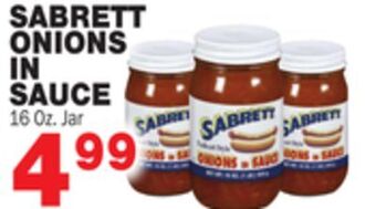 Bravo Supermarkets Sabrett onions offer