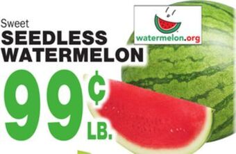 Bravo Supermarkets Seedless watermelon offer