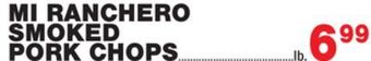 Bravo Supermarkets Mi ranchero smoked pork chops offer