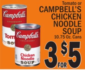 C Town Campbell's chicken noodle soup offer