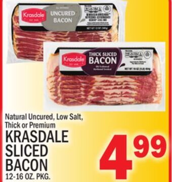 C Town Krasdale sliced bacon offer