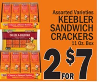 C Town Keebler sandwich crackers offer