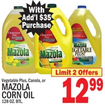 C Town Mazola corn oil offer