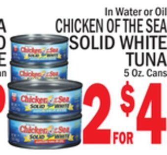 C Town Chicken of the sea solid white tuna offer