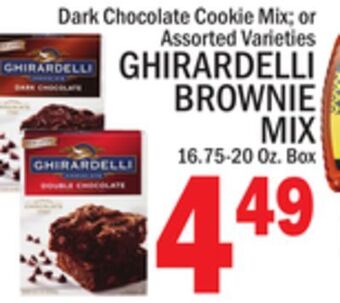 C Town Ghirardelli brownie mix offer