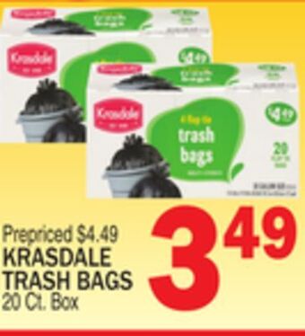 C Town Krasdale trash bags offer