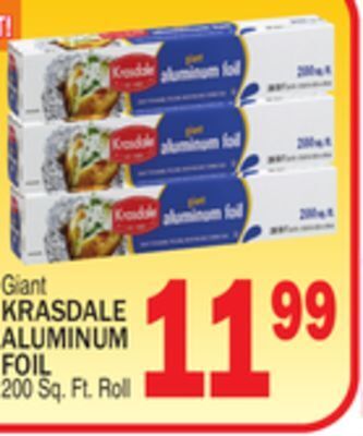 C Town Krasdale aluminum foil offer