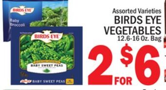 C Town Birds eye vegetables offer