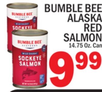 C Town Bumble bee alaska red salmon offer