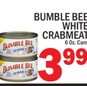 C Town Bumble bee white crabmeat offer
