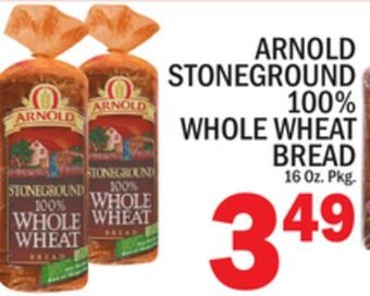 C Town Arnold stoneground 100% whole wheat bread offer