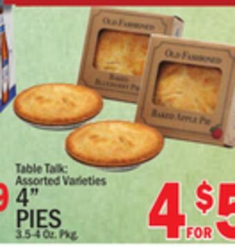 C Town 4" pies offer