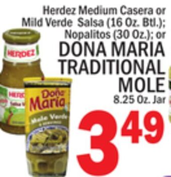 C Town Dona maria traditional mole 8.25 oz. jar offer