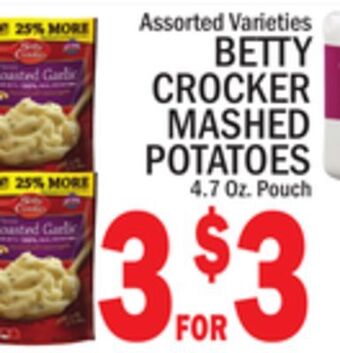 C Town Betty crocker mashed potatoes offer