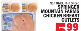 C Town Springer mountain farms chicken breast cutlets offer