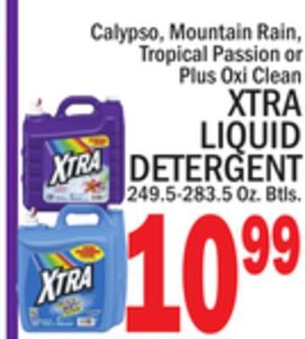 C Town Plus oxi clean xtra liquid detergent offer
