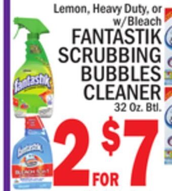 C Town Fantastik scrubbing bubbles cleaner offer