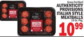 C Town Authenticity provisions italian style meatballs offer