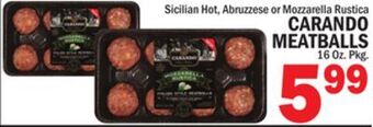 C Town Carando meatballs offer