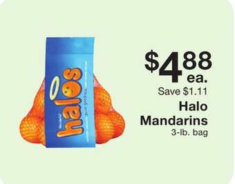 Fairway Store Market Halo mandarins offer