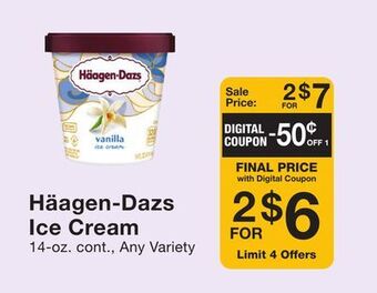 Fairway Store Market Häagen-dazs ice cream offer