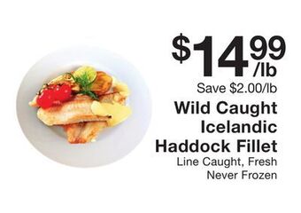 Fairway Store Market Wild caught icelandic haddock fillet offer