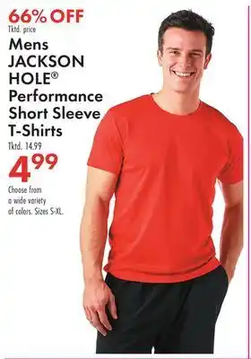 Boscov's Mens jackson hole® performance short sleeve t-shirts offer