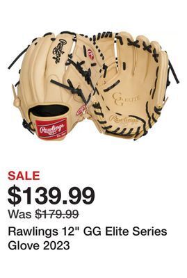 Dick's Sporting Goods Rawlings 12" gg elite series glove 2023 offer
