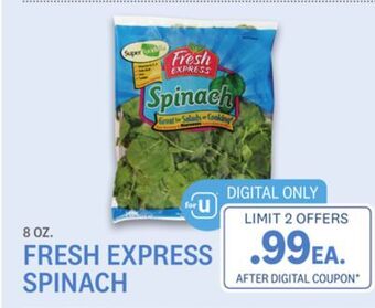 Kings Food Markets Fresh express spinach offer