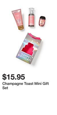 Bath & Body Works Champagne toast mini gift set offer