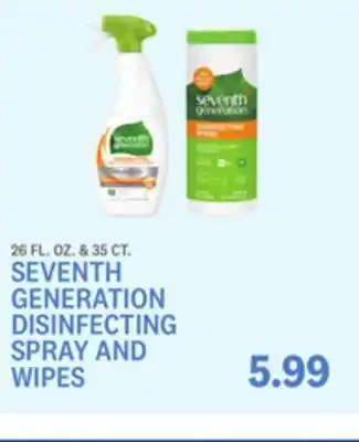 Seventh generation disinfecting spray and wipes