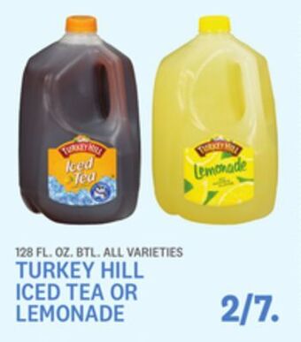 Kings Food Markets Turkey hill iced tea or lemonade offer