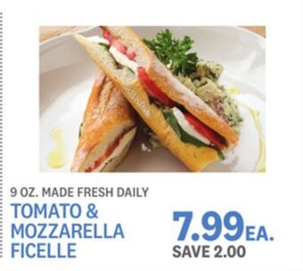 Kings Food Markets Tomato & mozzarella ficelle offer