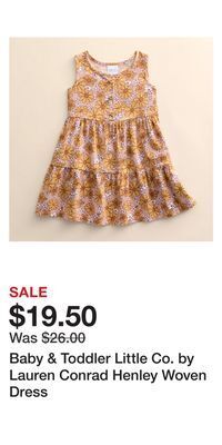 Kohl's Baby & toddler little co. by lauren conrad henley woven dress offer