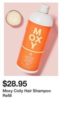 Bath & Body Works Moxy coily hair shampoo refill offer