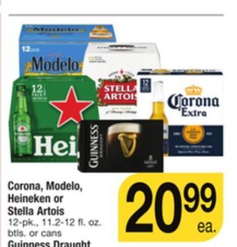 ACME Corona, modelo,heineken or stella artois offer